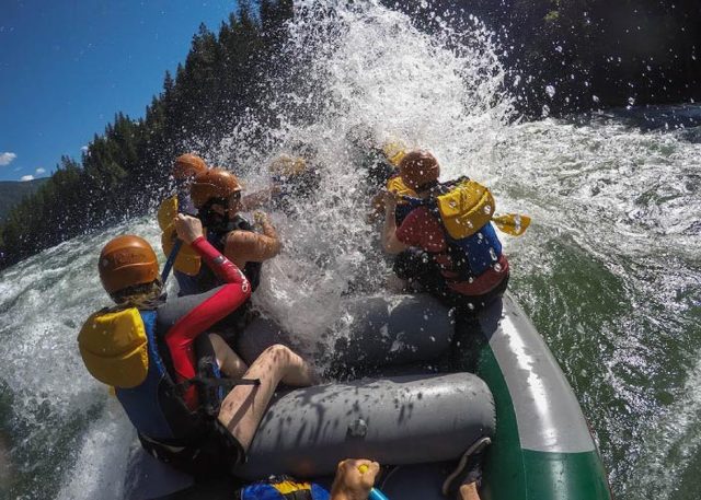 Rafting on the Slocan River