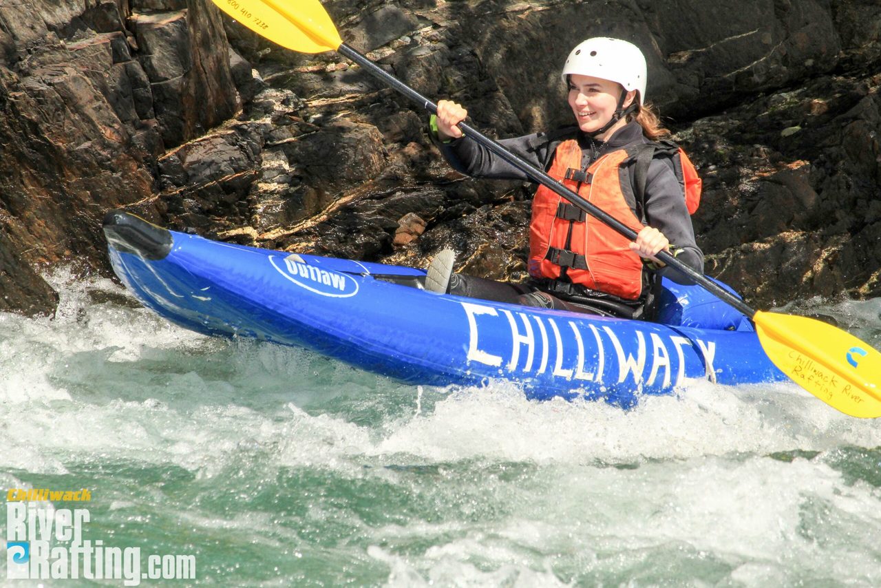 Whitewater kayaking on the Chilliwack River